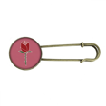 thumbnail image 1 of Red Carnation Flower Plant pattern EsES Broche De Broche De Metal Antiguo Unbranded M, 1 of 3