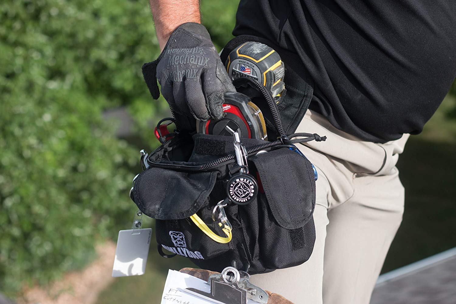 BullyBag Ultra Pouch w Paddle Hip Clip, Badge & Gear Retainers