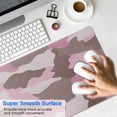 thumbnail image 4 of Pink Camouflage &nbsp;mousepad Gamingwaterproofno Slip&nbsp;for Office Home Work GamingmousematRubber Base Mousepad with Stitched Edges 31.5x11.8inches, 4 of 7