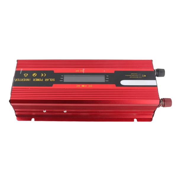 Inversor 2000W Inversor Portátil Inversor De Energía Solar Para El Hogar 12V A /LCD