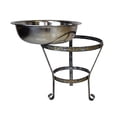 thumbnail image 4 of Oakland Living 20" Stainless Steel Ice Bucket and Stand in Antique Pewter, 4 of 4