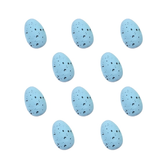 Wovilon Home Decor for Living Room 10Pcs Simulation Colorful Plastic Easter-Eggs Bright Plasticeggs Decorations Diy