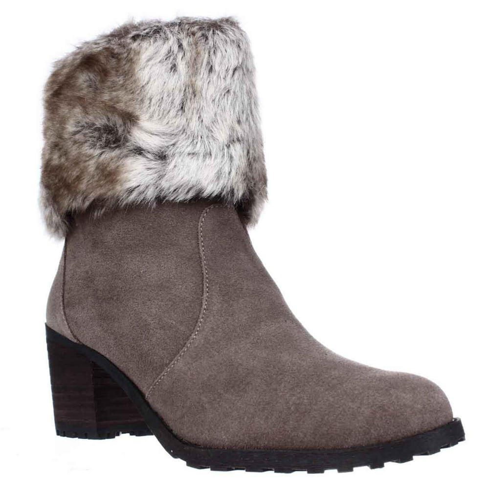 Aerosoles - Womens Aerosoles Incognito Faux Fur Cuff Winter Ankle Boots ...