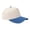 Blue, variant on Unisex Two Tone Cotton Patchwork Hat,Suede Brim Flat Bill Trucker Baseball Cap, Adjustable Crown Cap,Blank Plain Crown Patchwork Hat for Running Hiking Fishing Travel Streetwear Skate Sky Blue