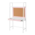 thumbnail image 5 of BYO Kids Ladder Desk with Bulletin Board, Pink/White, 5 of 8