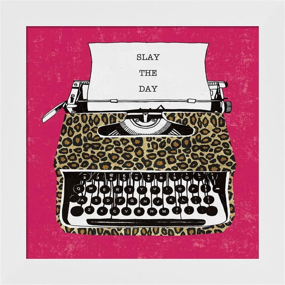Great Art Now Slay the Day by Michael Mullan, Framed Wall Art, 14W x 14H