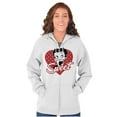 thumbnail image 5 of Betty Boop Sweetheart Love Cute Zip Hoodie Sweatshirt Women Brisco Brands M, 5 of 6