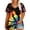 E3969-Sun Tie Dye, variant on CASSIE LIZ Plus Size Tops Summer Womens Shirts V Neck Fashion Short Sleeve Tee Loose Fit Tunics Spring Blouses Casual Pullover Casual Pullovers Floral/Tie Dye/Leopard/Patriotic/Striped/Solid (XL-5XL)