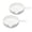 2 round sauce dish, variant on Dip Bowls, Ceramic Soy Sauce Dish, White Dipping Sauce Bowls Small Dishes Serving for Tomato Sauce, Soy, BBQ Party Supplies