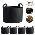 thumbnail image 4 of Black Plants Growing Bag Vegetable Flower Aeration Planting Pot Container, 4 of 9