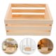 thumbnail image 2 of Wooden Storage Box Storage Multifunction Desktop Window Basket Display Organizer Sundries Container For Home Office, 2 of 3