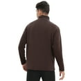 thumbnail image 4 of Men's Fleece Pullover Sweater Long Sleeve Quarter-Zip Casual Sweatshirt, 4 of 5