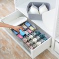 thumbnail image 4 of PENGXIANG Underwear Storage Box Underwear Socks Storage Compartment Plastic Finishing Box, 4 of 4