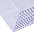 thumbnail image 4 of Mouchoir Homme Blanc Pur 100 % Coton, 4 of 10