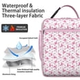 thumbnail image 2 of Tropical Bird Insulated Lunch Box Men Reusable Lunch Tote Bag with Water Bottle Holder Portable Lunch Bag Work Camping, 2 of 6