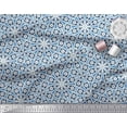 thumbnail image 2 of Soimoi Viscose Chiffon Fabric Floral Block Print Fabric by the Yard 42 Inch Wide, 2 of 5