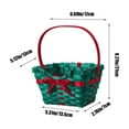 thumbnail image 3 of Christmas Gift Basket under $5! Cagogo Christmas Gift Basket for Holiday,Christmas Candy Box,Festive Gift Basket for Christmas Party,Wooden Christmas Basket for Gifts,Holiday, 3 of 6