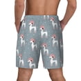 thumbnail image 4 of Goofa Cartoon Poodle Dog Printed Men's Swim Trunks Board Shorts Quick Dry Mens Swimming Trunks with Compression Liner,Breathable Fit Hawaii Beach Shorts-XX-Large, 4 of 9