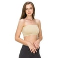 thumbnail image 2 of Kurve by Idea Seamless Mini Bandeau Strapless Tube Top Bra, Made in USA, 2 of 3