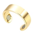 thumbnail image 3 of de material acero Inoxidable Elegante, Joyería Abierto para Mujeres, Niñas, Niños Dorado Salvador Anillos abiertos de aleación, 3 of 6