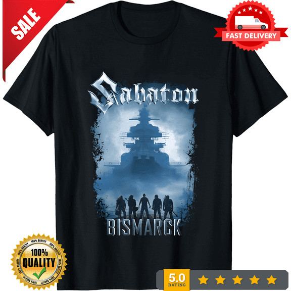 Inspireds Sabaton Bismarck Black Men Cotton All size T-shirt S-4XL, LIMITED EDITION-TH70670