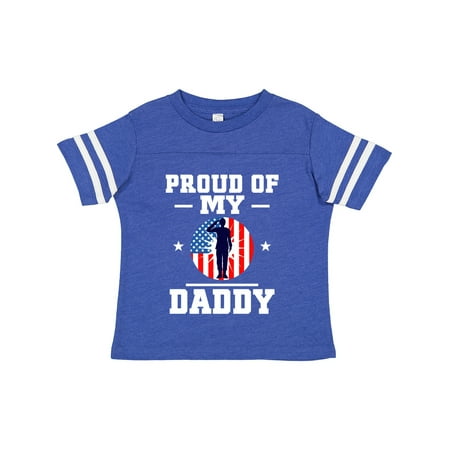

Inktastic Military Daddy Proud Son Gift Toddler Boy or Toddler Girl T-Shirt