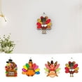 thumbnail image 6 of Nilvkv Thanksgiving Decorations Turkey for Door Autumns Welcome Porch Decor Fall Door Decorations Hanging Decor Cute Turkeys Hanging Gives Thanks Decoration for Indoor, 6 of 6
