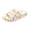 Beige, variant on Willtoo Women Slides Sandals Hollow Hole Printed Non-Slip House Slippers Casual Platform Beach Sandals Bathroom Slides Shower Shoes
