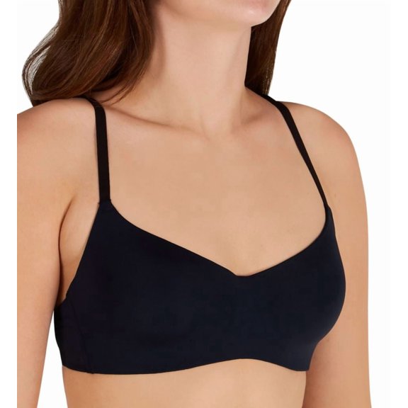 Women's Maidenform DM7682 Pure Comfort Modern Scoop Neck Wireless Bra (Black 2X)