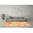 thumbnail image 3 of Ahgly Company Indoor Rectangle Solid Orange Modern Area Rugs, 5' x 8', 3 of 4