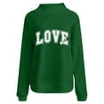 thumbnail image 4 of Zorckvet Casual Sweatshirts for Women Valentine Plus Size Shirts Long Sleeve Crewneck Heart Graphic Ladies Tops Fashion, 4 of 5