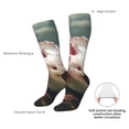thumbnail image 4 of Honeii Colorful Axolotl Underwater Print Long Socks,Novelty Design Socks Gift for Men and Women,Crew Socks,Calf Socks, 4 of 6