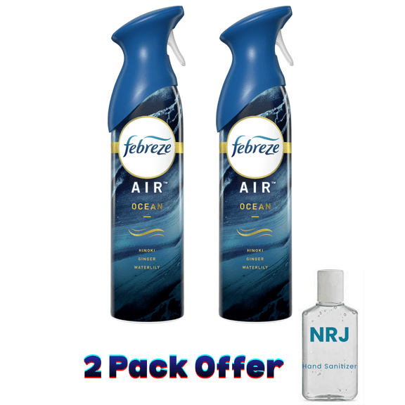Febreze Air Freshener Spray, Odor-Fighting Room Spray, Ocean, 8.8oz