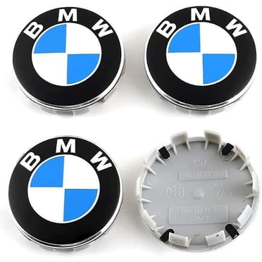 4 Pack Gloss Black Wheel Center Caps For BMW - 68mm (2.7 Inch) For 3, 4, 5, X, Z Series, Replaces OEM 36136783536