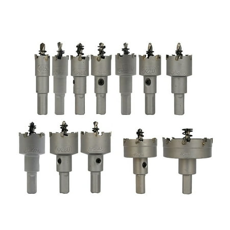 

Walmeck Metal reaming drill bit 15-50mm12PCTCT hard - alloy hole opener