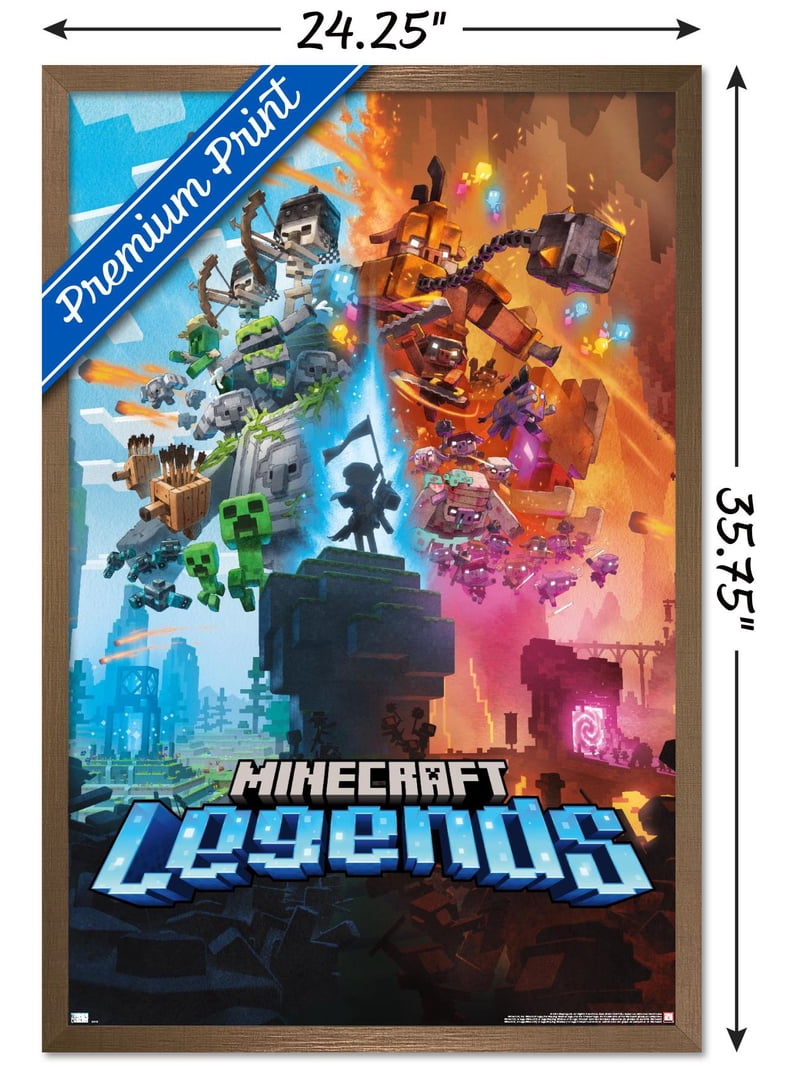 Minecraft: Legends - Key Art Wall Poster, 22.375