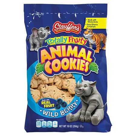 Stauffer's Totally Fruity Wild Berry Animal Cookies, 10 oz