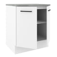 thumbnail image 3 of Mueble Inferior de Cocina MADESA Ágata 70 cm 2 Puertas Blanco, 3 of 5