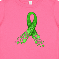 thumbnail image 4 of Inktastic Mental Health Awareness Ribbon with Green Hearts Boys or Girls Baby T-Shirt, 4 of 5