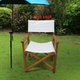 thumbnail image 2 of Classic Director's Chairs, 2-Pack: Wooden & Canvas Foldable Chairs for Indoor & Outdoor, 2 of 12