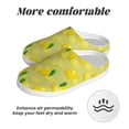 thumbnail image 6 of Disketp Bright Lemons Women's Men's Slippers Plush Slip-On House Slipper for Winter Indoor Soft Cushion Non-slip Fluffy Slides Slippers-8, 6 of 7