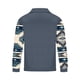 thumbnail image 3 of Blusa y camisa de manga larga con cuello vuelto para hombre, sudadera estilo western con estampado vintage y cremallera de un cuarto, jersey de manga larga con media cremallera y bolsillos, camisa de, 3 of 4