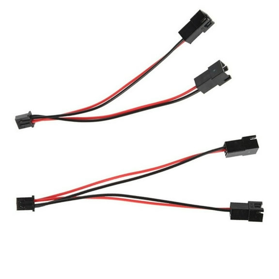 Zeiwohndc 2Pcs JST XH 2 Pin Male Female Connectors Cable for 3D Printer