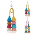 thumbnail image 2 of Bangcool Tassel Keychain Bohemian Multi-purpose Tassel Bag Charm Handbag Charm Key Ring, 2 of 10