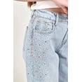 thumbnail image 4 of Jean Wide Leg con pedreria /Juvenil, 0626 (Azul claro) azul 15, 4 of 6