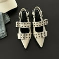 thumbnail image 6 of Pointed Toe Dress Shoes Fashion Slingbacks Flats Sophisticated Ballets Flats Women Shoes Suitable for Any Occasion, 6 of 17