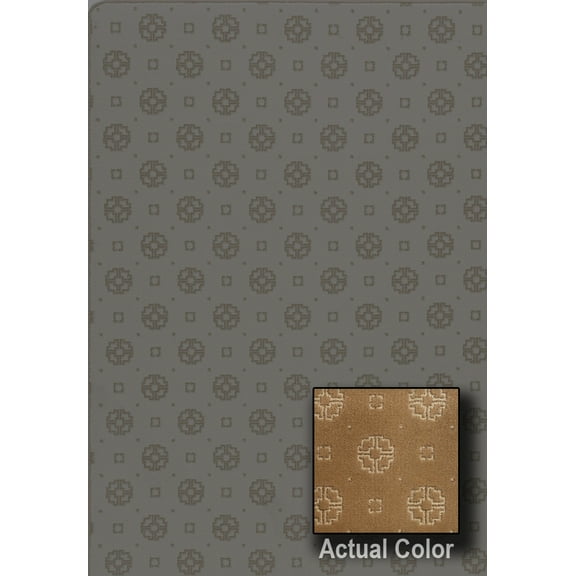 Milliken Imagine Area Rug ASIANA Asiana Suede Geometric Rings 2' 1" x 7' 8" Rectangle