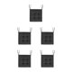 thumbnail image 3 of Ounissouiy Cojines de poliéster para sillas: lujosos y cómodos, diseñados para un cómodo cojín de asiento de silla, negro Type2 NO2, 3 of 6
