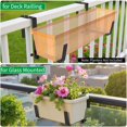 thumbnail image 4 of Soportes ajustables para jardineras VOXOR, resistentes, paquete de 2, 4 of 6