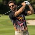 thumbnail image 4 of Uorisanigo 250th Torch Couples' Golf Outfits Mens Golf Shirts Size XL Short Sleeve Quick-Dry Sports Tops and Womens Golf Clothes with Shorts Pockets Sets Outfits Summer Clothes, 4 of 8